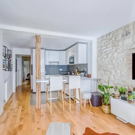 Sublime Flat 2p 500m From Paris Appartement *